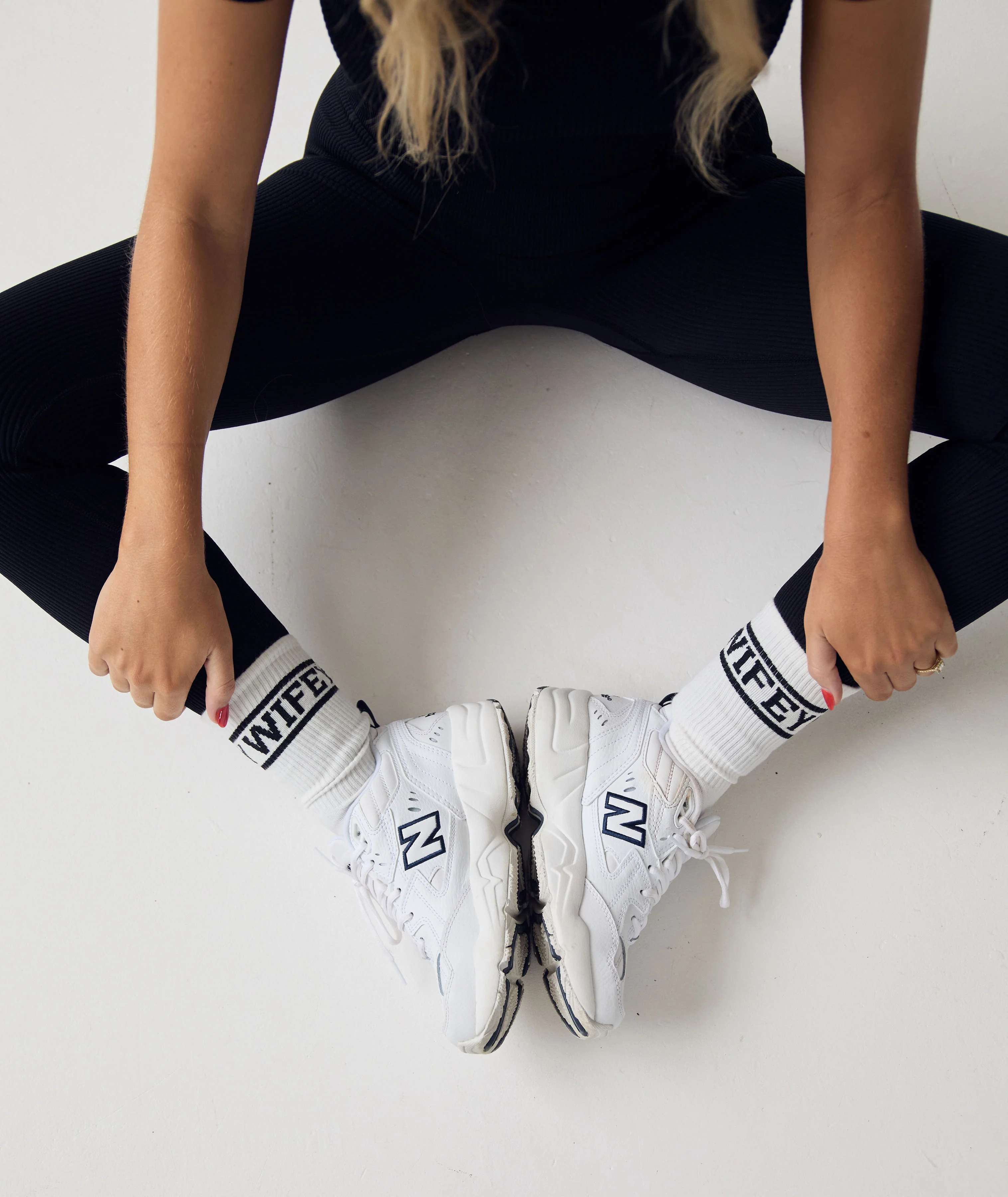 Wifey Socks - Black - Image 4